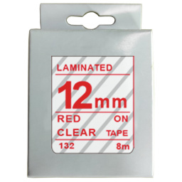 VF-CINTA ROTULADORA 12MM X 8M REDCLEAR