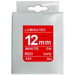 VF-CINTA ROTULADORA 12MM X 8M WHITERED