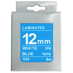 VF-CINTA ROTULADORA 12MM X 8M WHITEBLUE