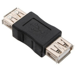 ADAPTADOR USB A HEMBRA  A HEMBRA