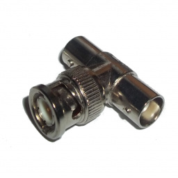 CONECTOR BNC T BNC MACHO/ 2 BNC HEMBRA