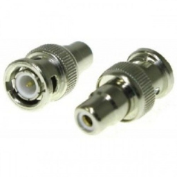 CONECTOR BNC MACHO / RCA HEMBRA