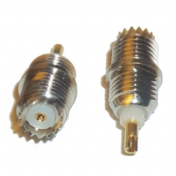 CONECTOR MINI UHF HEMBRA BULKHEAD