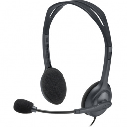 LOGITECH-AURICULAR CON MICROFONO 981-000612 - 1 PLUG 3.5