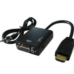 VF-CONVERTIDOR HDMI MACHO A VGA HEMBRA