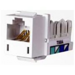 HUBBELL-JACK RJ45 CAT5E IVORY