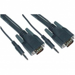 ON-CABLE COAX BLINDADO VGA MM DE 10M CON AUDIO