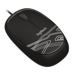 LOGITECH MOUSE NEGRO, ROJO, BLANCO