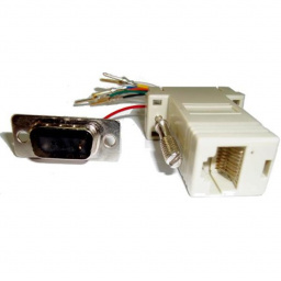 ADAPTADOR DB9M TO RJ45 MODULAR MALE