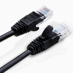 OPTRONICS CABLE PATCHCORD CAT6 1M NEGRO.