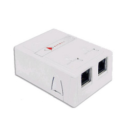 SIEMON CAJA EXTERIOR DOBLE LINEA SM BLANCA