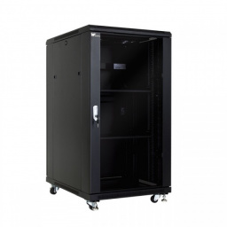 VF-RACK PISO NEGRO 27U 600X1000X1400 PVIDRIO