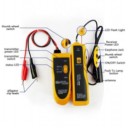 LOCALIZADOR DE CABLE - DETECTA HASTA 80 CM DE DISTANCIA