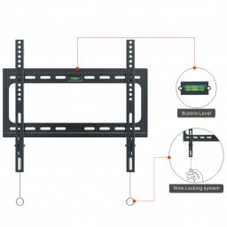 VF-SOPORTE DE PARED FIJO DE 14? A 32 200X200 25 KG