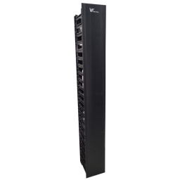 VF-ORGANIZADOR VERTICAL SIMPLE 22,5U PLASTICO NEGRO