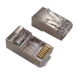 VF-CONECTOR RJ45 CAT6 BLINDADO - PASANTE