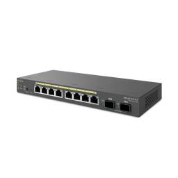 ENGENIUS SWITCH POE+ - 55W - GB ADM DE 8 PUERTOS 2 SFP