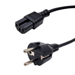 ON-CABLE DE PODER SCHUKO A C15 3X0,75 MM2 CERTIFICADO 6FT