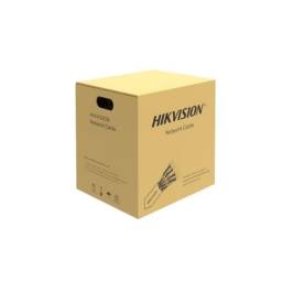 HIKVISION-BOBINA EXTERIOR CAT6 FUTP DE 305 MTS COLOR NEGRO