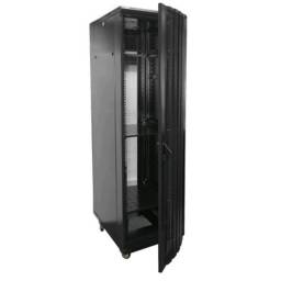 VF-RACK PISO NEGRO 42U 600X1200X2070 PLATERALES HIPERVENTIL