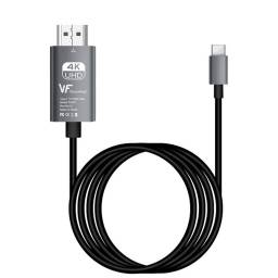 CABLE USB C+C MICRO+USB ANDROID 3 EN 1 PHONE HDMI HDTV 2M