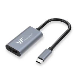 VF-ADAPTADOR USB C  30 HZ MACHO A HDMI HEMBRA 4K COLOR GRIS