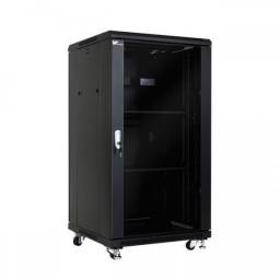 VF-RACK PISO NEGRO 24U 600X600X1250 PVIDRIO NO INC ACC